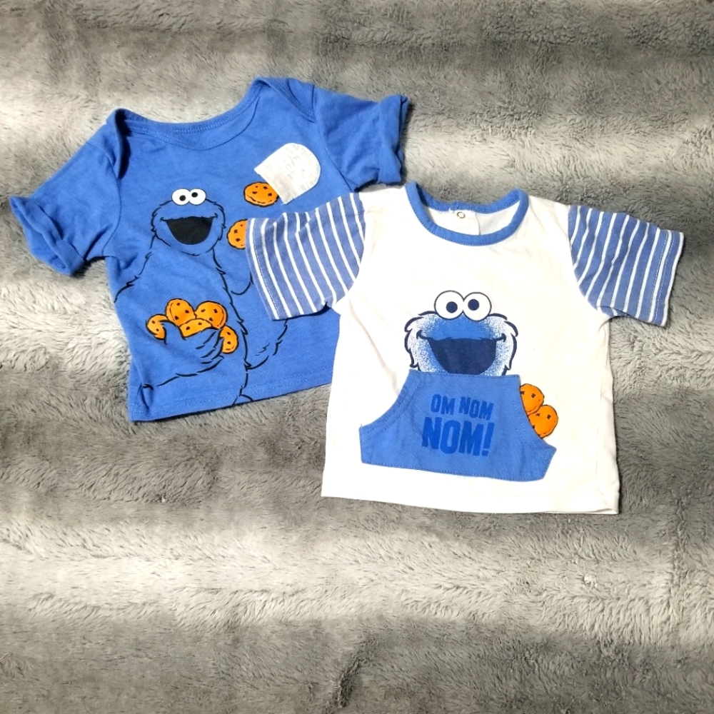 Cookie Monster T-Shirt Bundle 6-9M